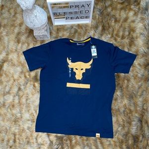 New! UnderArmour Project Rock Logo T-shirt
